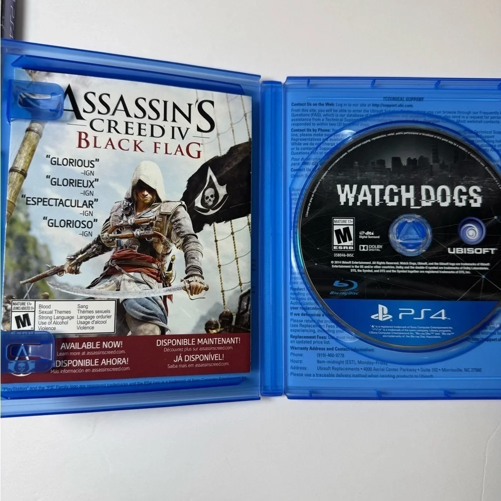 Watch Dogs & Watch Dogs 2 PS4 Games